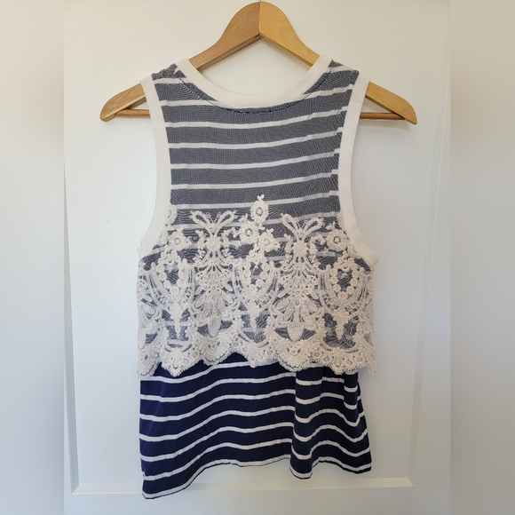 9-h15 stcl by Anthro Stripe Tank ~ Medium - Picture 2 of 9